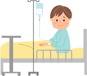 Patient on Intravenous Therapy