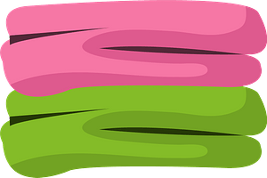 Large Folded Towels