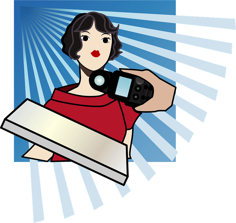 Light Meter is Measuring Light Around an Actress