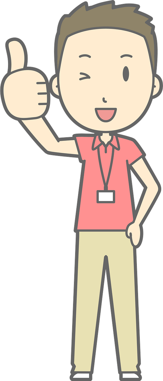 Man Car Dealer is Giving Thumbs Up