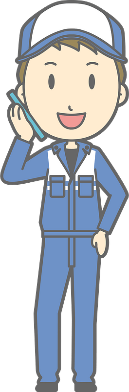 (Todd) Mechanic Man Mobile is Talking on the Phone