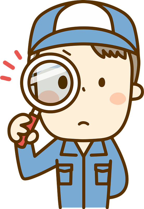 (Todd) Mechanic Man is Using a Magnifying Glass