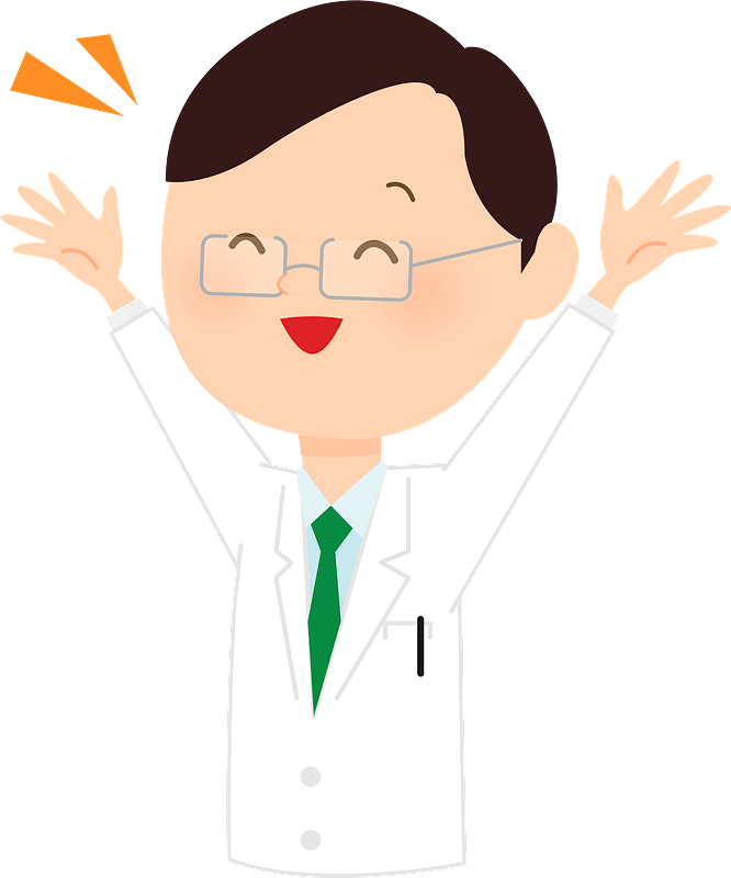 (Joshua) Medical Doctor is Expressing Joy