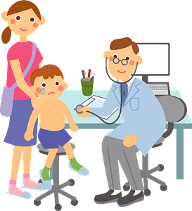 (Paul) Medical Doctor and Child Patient