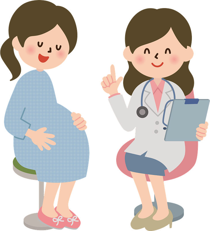 Medical Doctor and Pregnant Patient