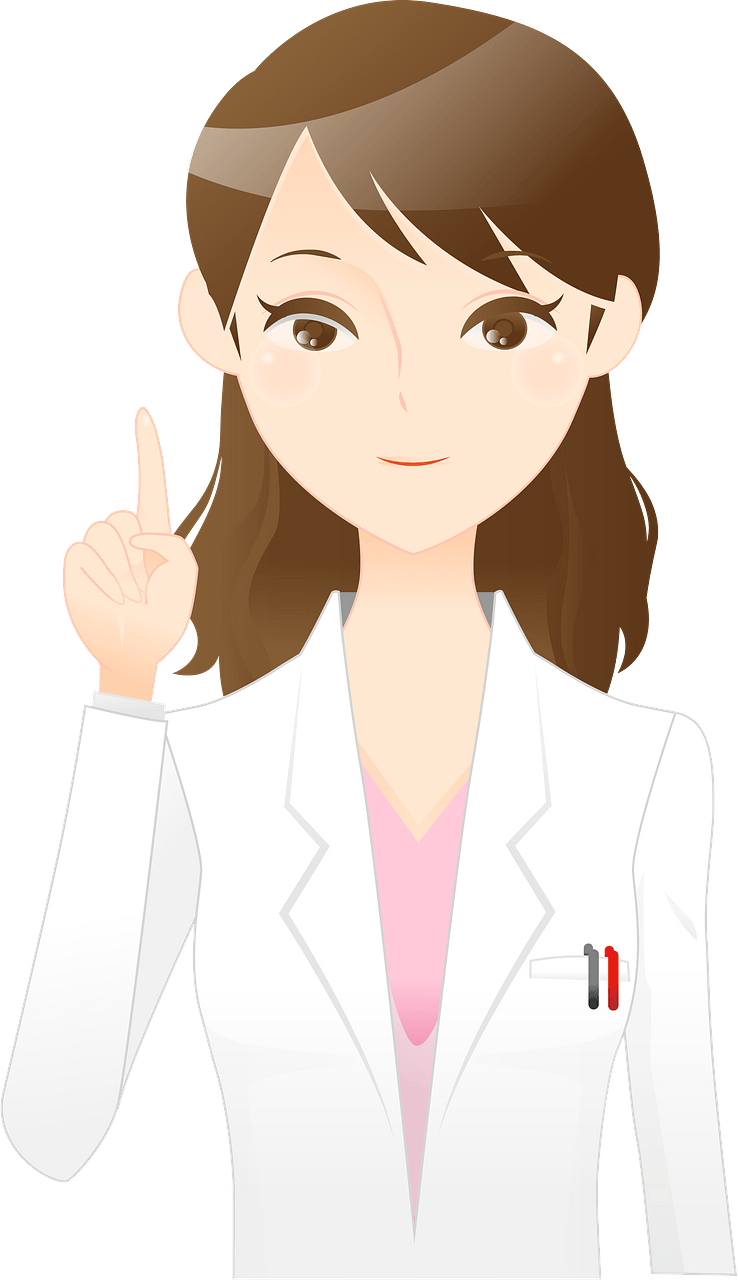 (Carolyn) Medical Doctor Woman is Giving Advice