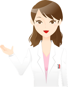 (Carolyn) Medical Doctor Woman Acting as a Guide