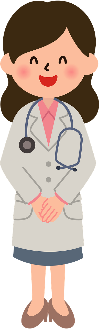 (Melanie) Medical Doctor Woman is Laughing