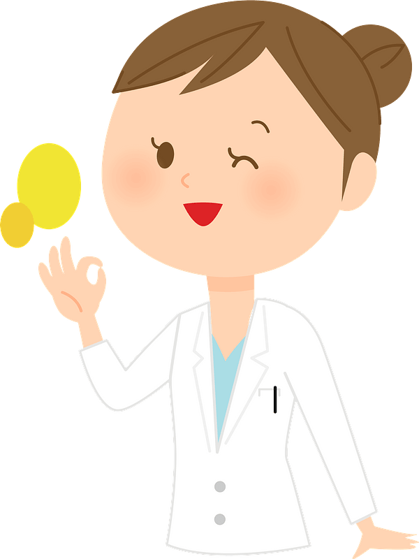 (Casey) Medical Doctor Woman is Giving an Ok Sign