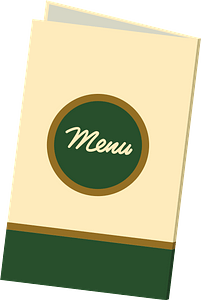 Menu restauracji