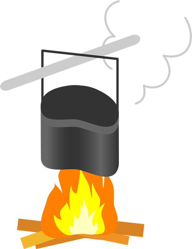 Mess Kit for Cooking over the Campfire