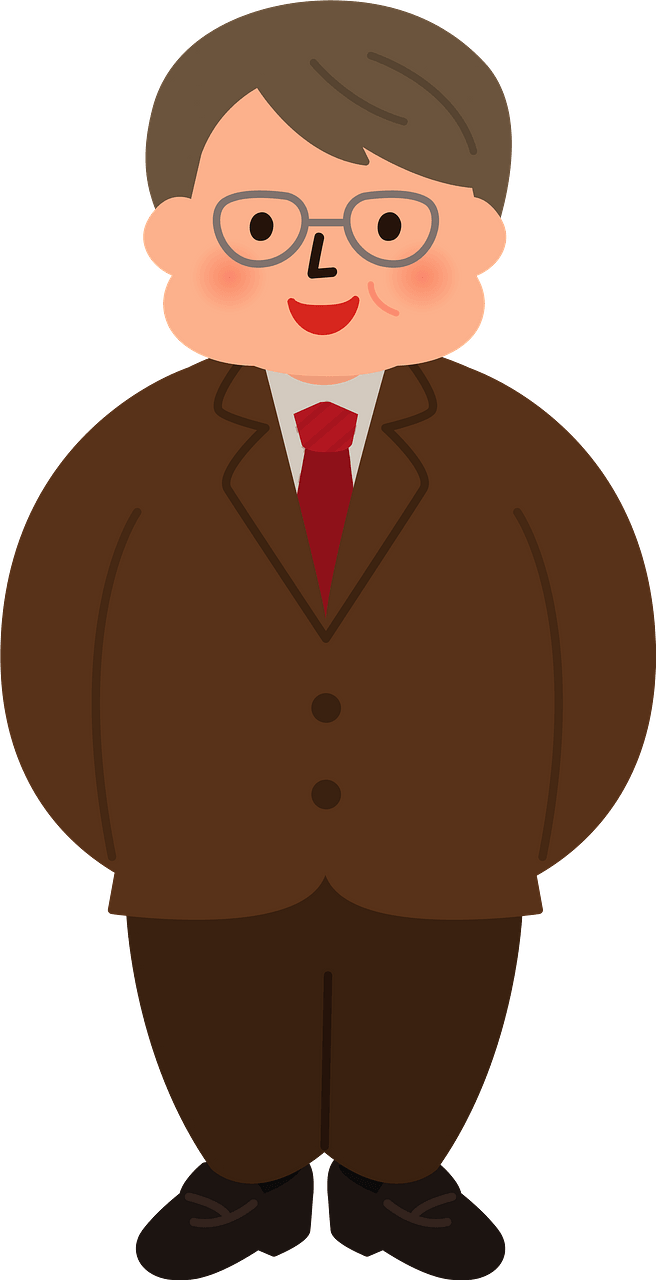 Fat Middle Aged Man