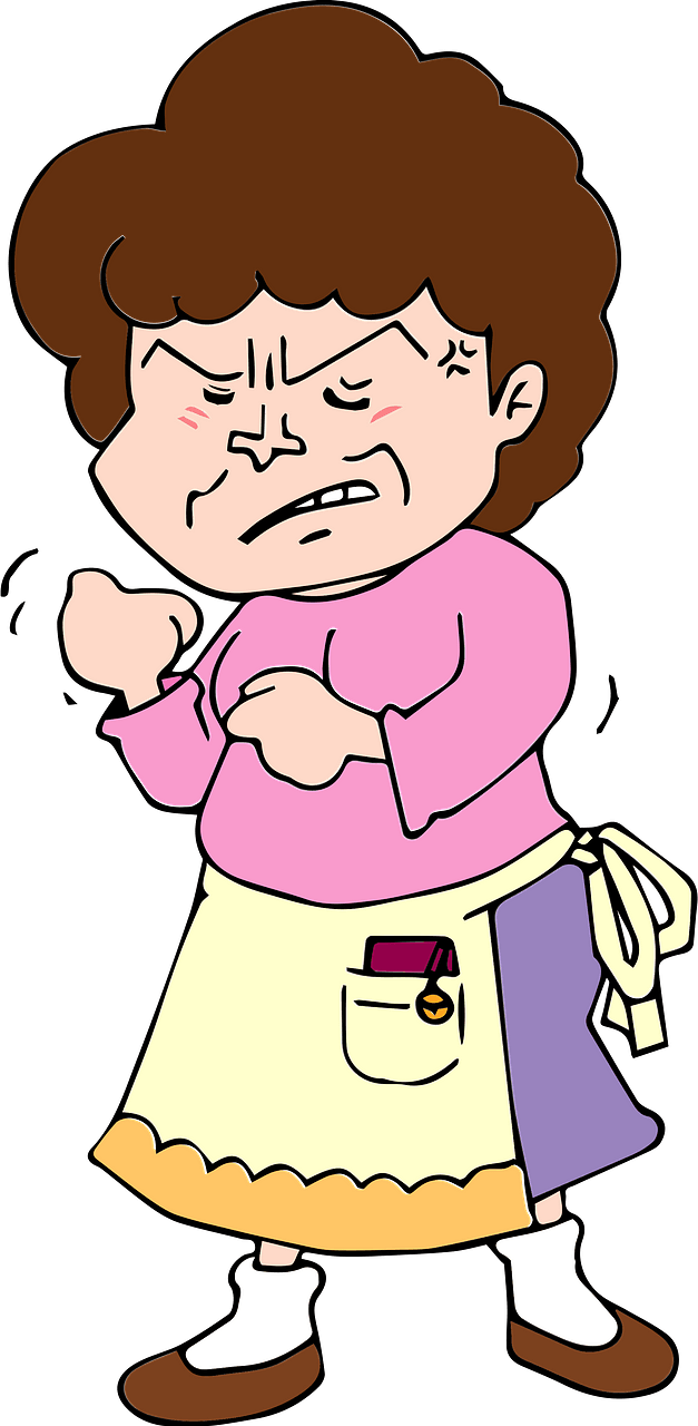 Middle Aged Woman is Angry