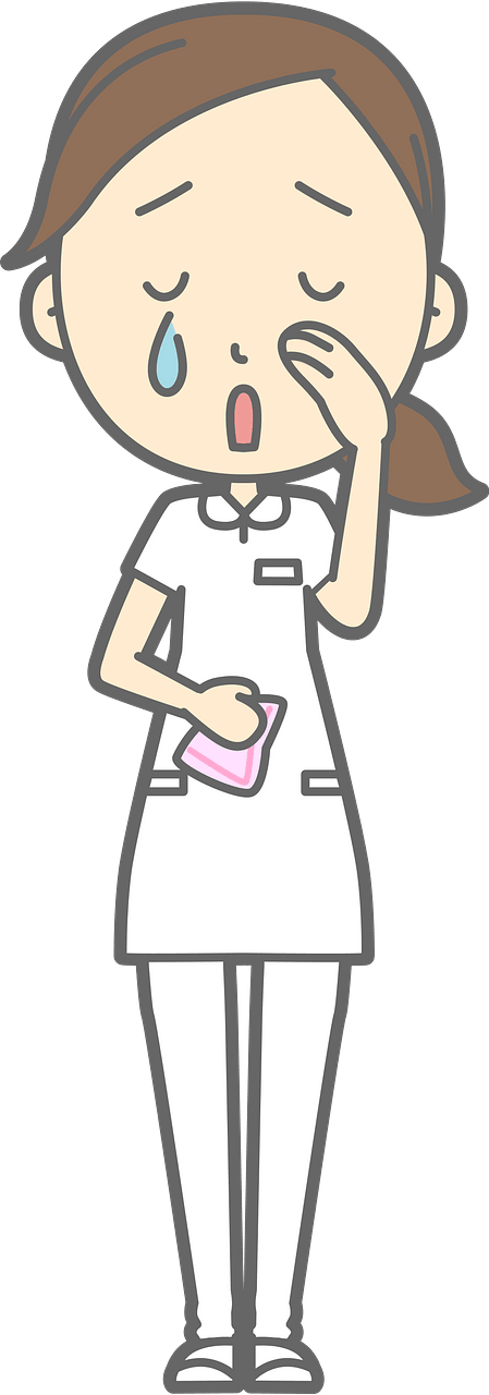 (Carrie) Nurse Woman is Crying