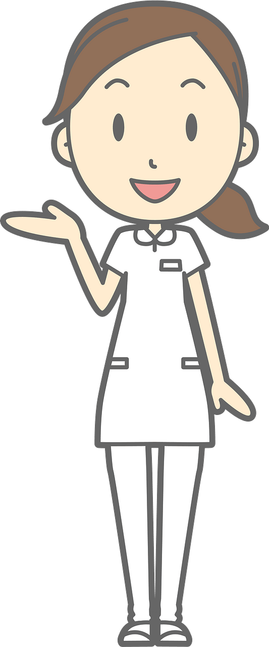 (Carrie) Nurse Woman Acting as a Guide