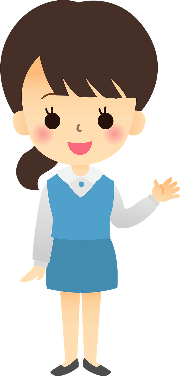 (Gwen) Office Lady Acting as a Guide