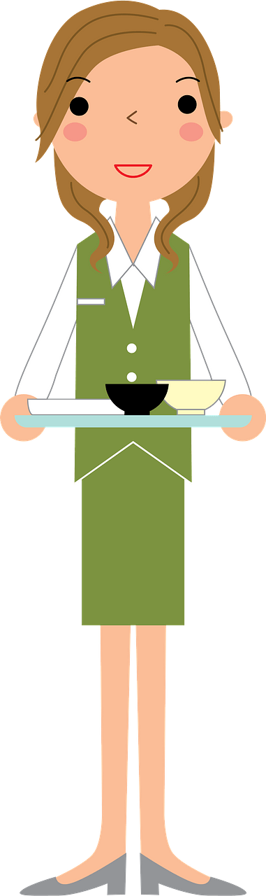 Office Lady is Ready to Eat a Meal
