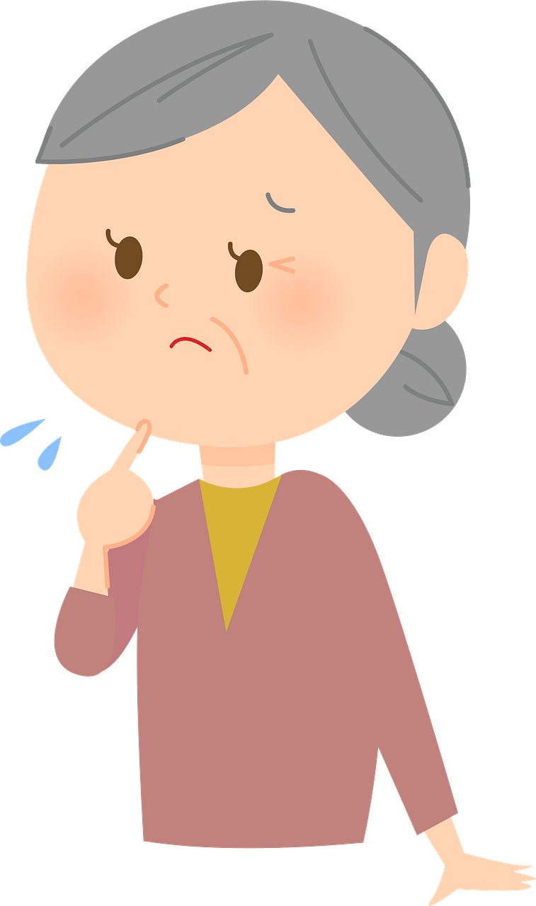 Old Woman is Troubled