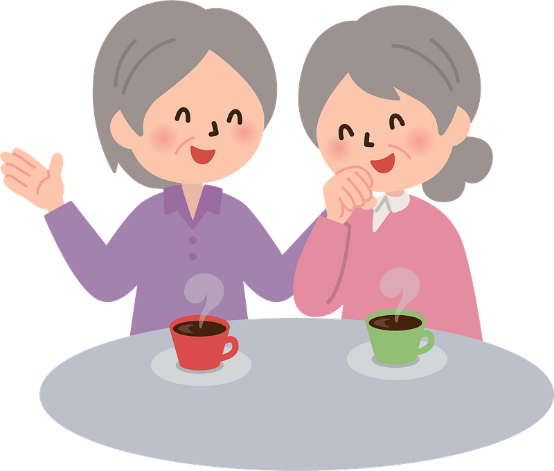 (Esther and Ruby) Old Women are Having a Conversation