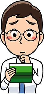 Man is Studying His Bank Passbook