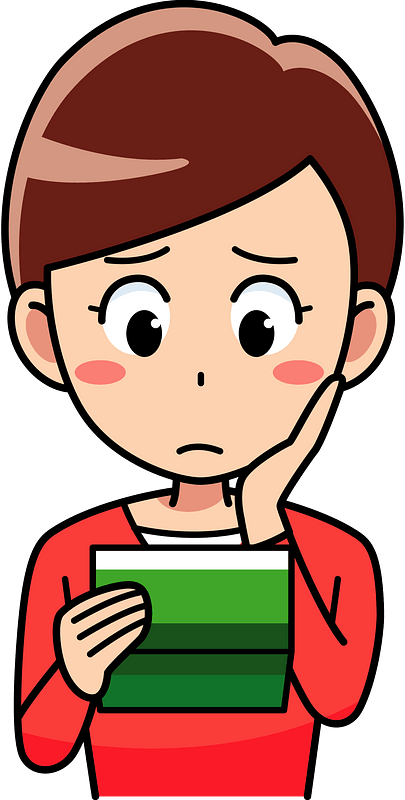 Woman is Studying Her Bank Passbook