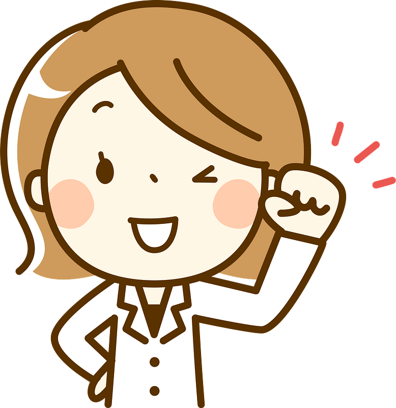 (Tonya) Pharmacist Woman is Pumping a Fist