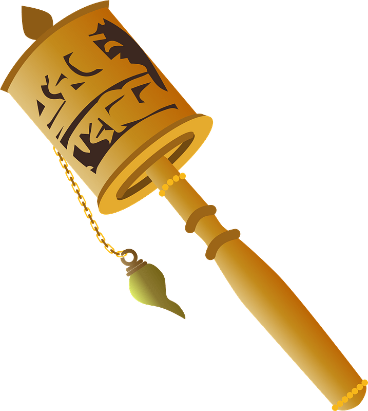 Prayer Wheel for Buddhism