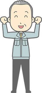 (Matt) Businessman is Pumping Fists