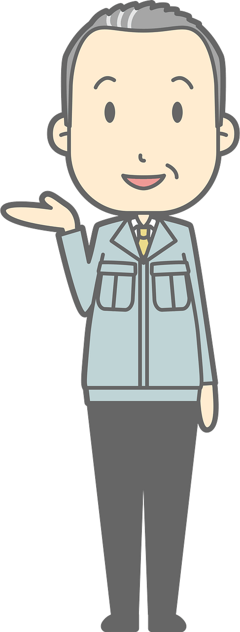 (Matt) Businessman Acting as a Guide