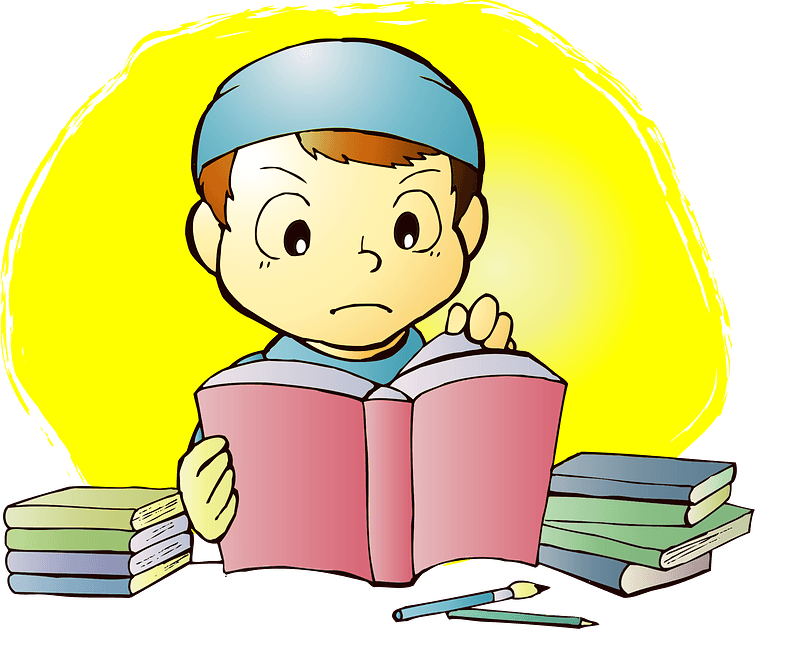 Reading a Book to Study