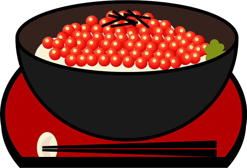 Red Caviar in a Bowl