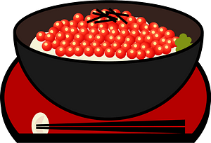 Red Caviar in a Bowl