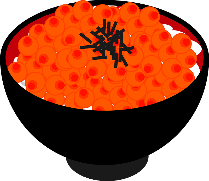 Red Caviar Ikuradon - Salmon Roe