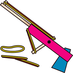 Rubber Band Gun Toy