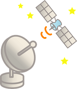 Satellite and Antenna