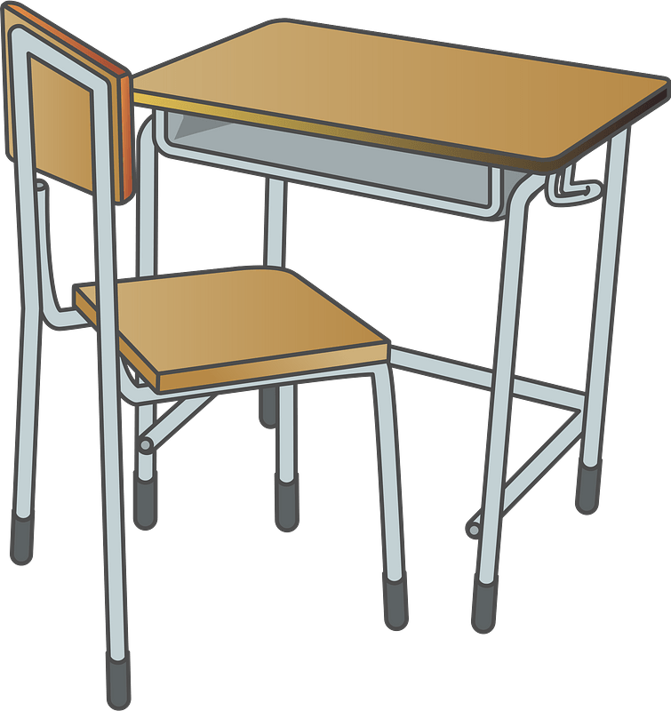 School Desk and Chair