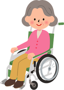 (Ruby) Senior Woman in a Wheelchair