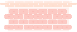 Layers of Skin - like brick wall