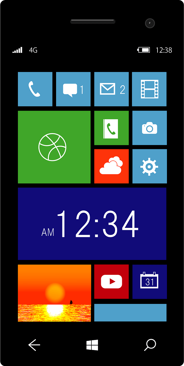 Home Screen on Smartphone