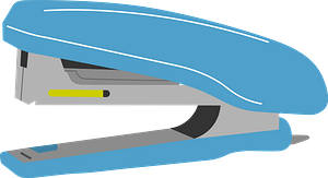 Blue Stapler