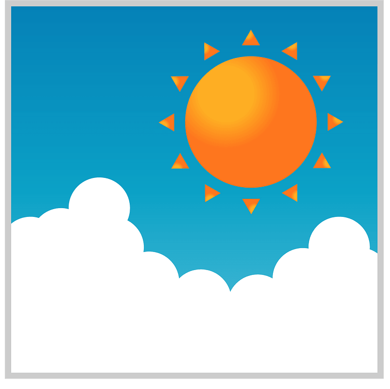 Sunny Day - Free vector clipart images on creazilla.com