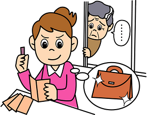 Home Helper Acting as a Thief 