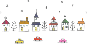 Town Buildings and Cars