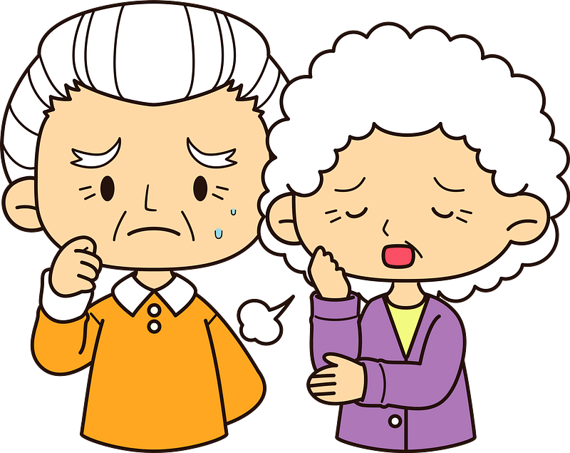 Troubled Grandfather and Grandmother