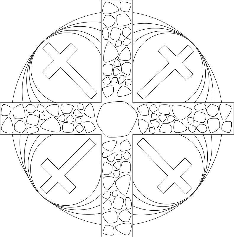 Passiontide mandala