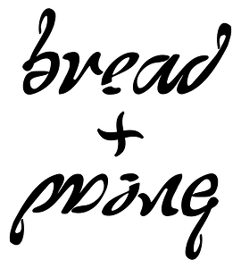 Bread and Wine Ambigram (Lower Case)