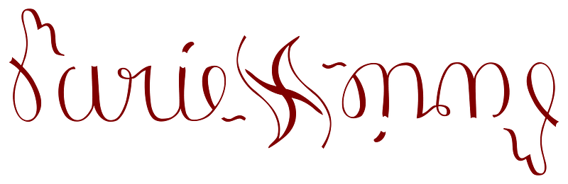 Ambigramme Marie-Anne