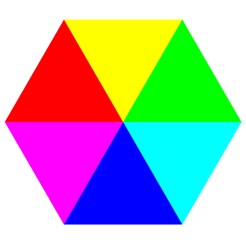 Hexagon 6 Color
