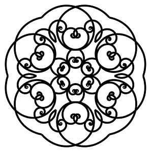 Hexagon Flourish