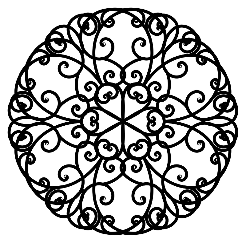 Hexagon Flourish
